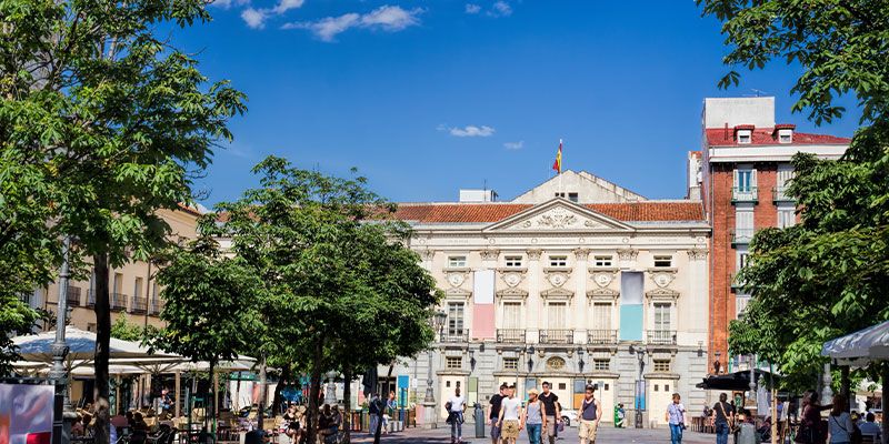 Barrio de las Letras en Madrid