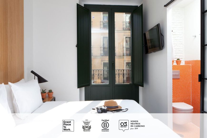 Doble exterior baño naranja